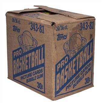 1981-82 Topps Basketball Case (20 Boxes) - West Region – BBCE Certified